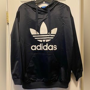 Adidas Originals Satin Trefoil Hoodie - Size Small